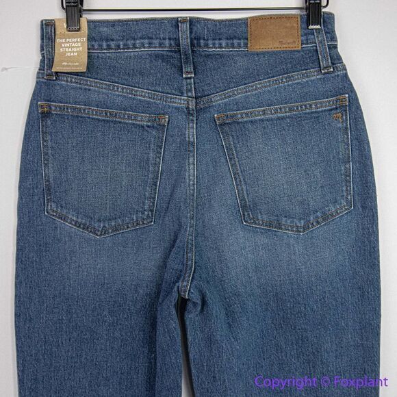 NEW Madewell‎ Perfect Vintage Straight Jean in Mayfield Wash, NG251, 28 - Picture 9 of 16